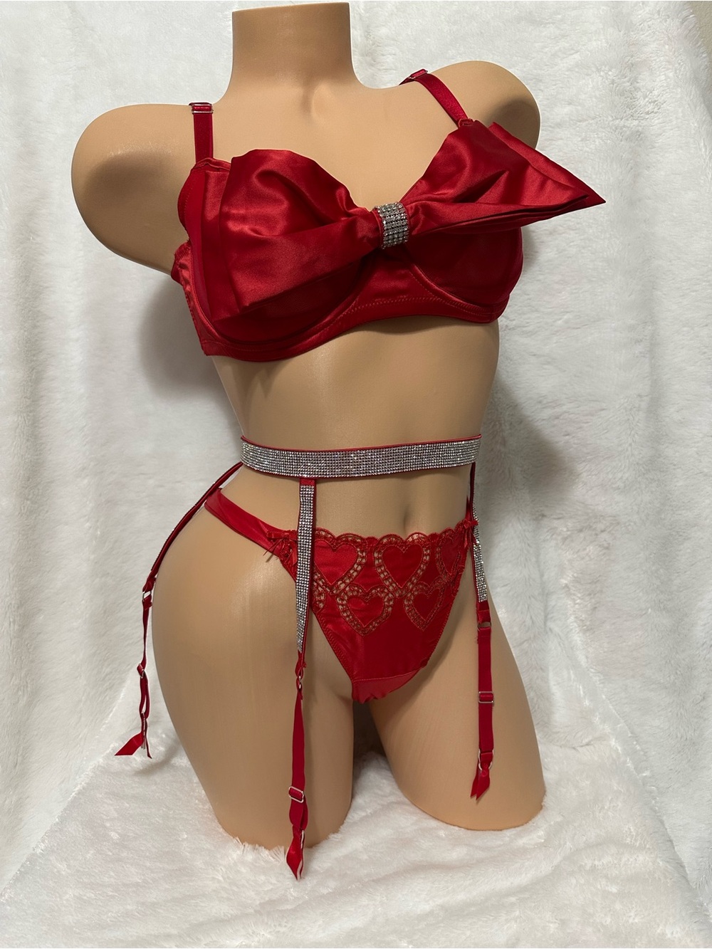36DD,36ddd,38DD M/L XL VICTORIA SECRET BRA GARTER SET